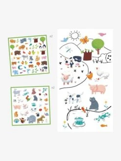 160 Stickers Animaux DJECO Multicolore - Djeco 5 160 Stickers Animaux DJECO Multicolore - Djeco -Mon Petit Monde Soldes 160 stickers animaux djeco 2
