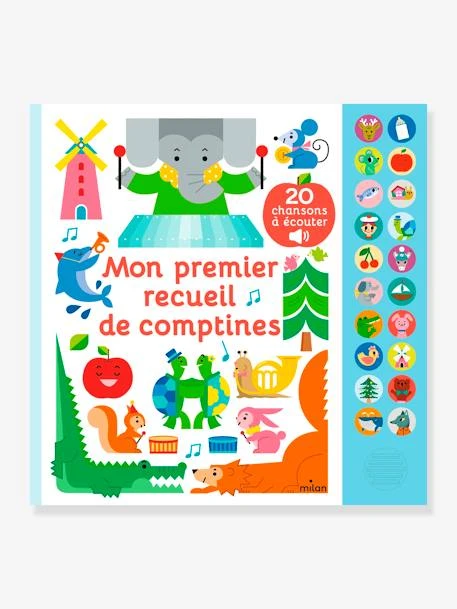 1er Recueil De Comptines MILAN Blanc - Hachette 1 1er Recueil De Comptines MILAN Blanc - Hachette