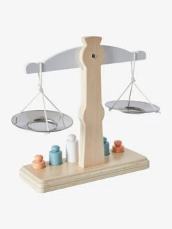 Balance à Poids En Bois FSC® Multicolore - Vertbaudet -Mon Petit Monde Soldes balance a poids en bois fsc 5