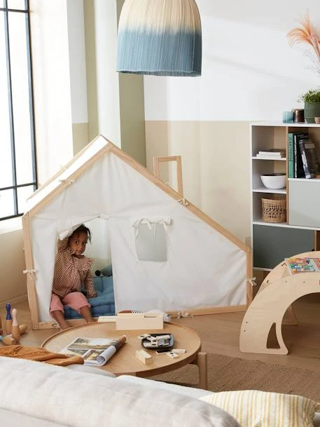 Cabane En Tissu Et Bois FSC® Multicolore - Vertbaudet 6 Cabane En Tissu Et Bois FSC® Multicolore - Vertbaudet – Image 6