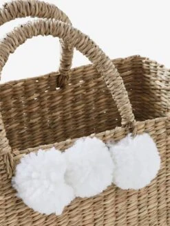 Cabas De Course En Herbier Beige - Vertbaudet -Mon Petit Monde Soldes cabas de course en herbier 4