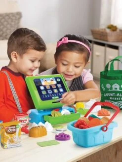 Caisse Enregistreuse Interactive Maxi Shopping - VTECH Multicolore - Toutes Les Marques -Mon Petit Monde Soldes caisse enregistreuse interactive maxi shopping vtech 2