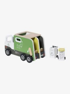 Camion De Tri Sélectif En Bois FSC® Multicolore - Vertbaudet -Mon Petit Monde Soldes camion de tri selectif en bois fsc 3