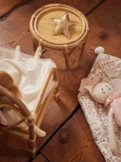 Chaise + Table Poupon En Rotin Beige - Vertbaudet -Mon Petit Monde Soldes chaise table poupon en rotin 3