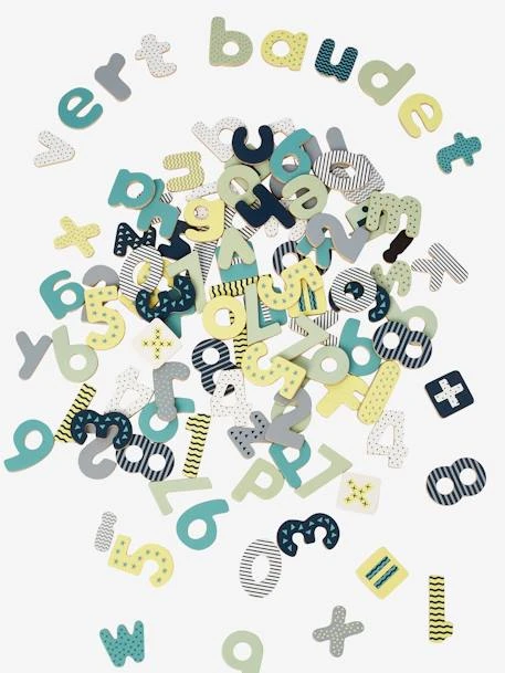 Chiffres Et Lettres Minuscules Magnétiques En Bois FSC® Multicolore - Vertbaudet 1 Chiffres Et Lettres Minuscules Magnétiques En Bois FSC® Multicolore - Vertbaudet