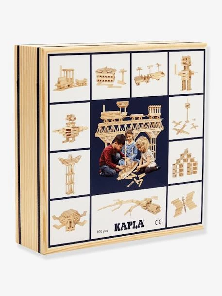 Coffret De 100 Planchettes Nature - KAPLA® Nature - Kapla 1 Coffret De 100 Planchettes Nature - KAPLA® Nature - Kapla