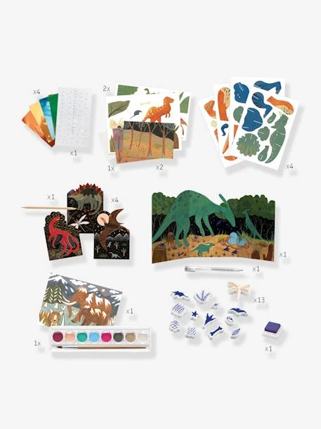 Coffret Le Monde Des Dinosaures DJECO Vert - Djeco 4 Coffret Le Monde Des Dinosaures DJECO Vert - Djeco – Image 4