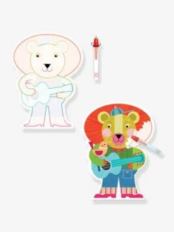 Coloriage à L'eau Animalo-Len DJECO Orange - Djeco -Mon Petit Monde Soldes coloriage a leau animalo len djeco 3