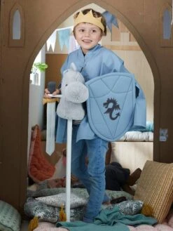 Dinosaure Bâton à Chevaucher Gris - Vertbaudet -Mon Petit Monde Soldes dinosaure baton a chevaucher 2