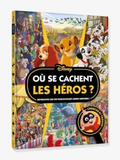 Mon Petit Monde Soldes 40 DISNEY CLASSIQUES - Où Se Cachent Tes Héros ? - Cherche Et Trouve - HACHETTE JEUNESSE Blanc - Disney