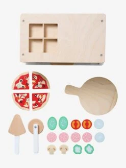 Four à Pizza En Bois FSC® Beige - Vertbaudet -Mon Petit Monde Soldes four a pizza en bois fsc 2