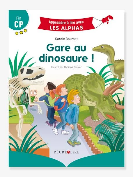 Gare Au Dinosaure ! RÉCRÉALIVRE Vert - Recrealire 1 Gare Au Dinosaure ! RÉCRÉALIVRE Vert - Recrealire