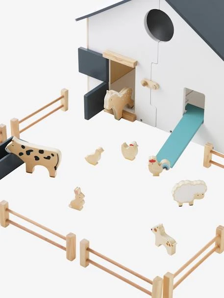 Grande Ferme En Bois FSC® Multicolore - Vertbaudet 3 Grande Ferme En Bois FSC® Multicolore - Vertbaudet – Image 3