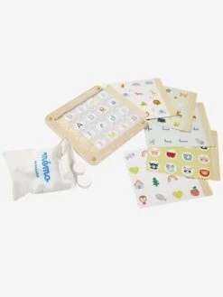 Jeu De Mémo Sur Plateau évolutif En Bois FSC® Blanc - Vertbaudet -Mon Petit Monde Soldes jeu de memo sur plateau evolutif en bois fsc 4