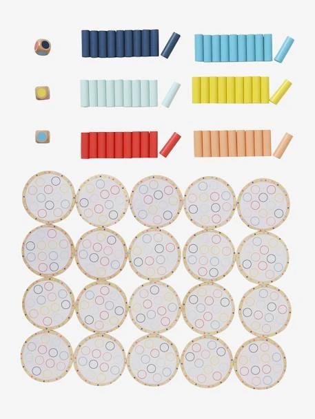 Jeu D'équilibre Des Cylindres En Bois FSC® Multicolore - Vertbaudet 2 Jeu D'équilibre Des Cylindres En Bois FSC® Multicolore - Vertbaudet – Image 2