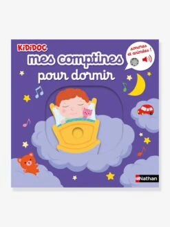 Kididoc - Mes Premières Comptines Pour Dormir - Livre Sonore Et Animé - NATHAN Multicolore - Nathan