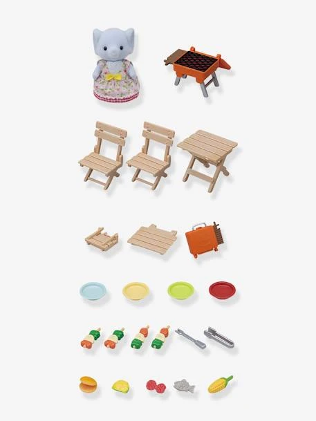 La Fille Eléphant Et Son Set De Pique-nique - SYLVANIAN FAMILIES Blanc - Sylvanian 3 La Fille Eléphant Et Son Set De Pique-nique - SYLVANIAN FAMILIES Blanc - Sylvanian – Image 3