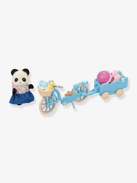 La Fille Panda, Son Vélo Et Sa Remorque - SYLVANIAN FAMILIES Blanc - Sylvanian 3 La Fille Panda, Son Vélo Et Sa Remorque - SYLVANIAN FAMILIES Blanc - Sylvanian – Image 3