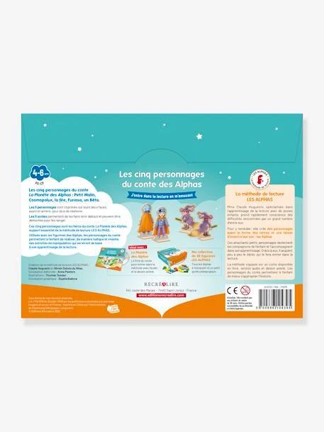 Les Cinq Personnages De La Planète Des Alphas RÉCRÉALIRE Bleu - Recrealire 4 Les Cinq Personnages De La Planète Des Alphas RÉCRÉALIRE Bleu - Recrealire – Image 4