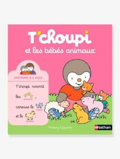 Livre T'choupi Et Les Bébés Animaux - Histoire à 2 Voix NATHAN Multico - Nathan