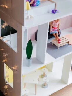 Maison De Poupée Mannequin En Bois FSC® Multicolore - Vertbaudet -Mon Petit Monde Soldes maison de poupee mannequin en bois fsc 3