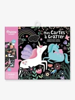 Mes Cartes Ă Gratter Licornes - AUZOU Noir - Auzou