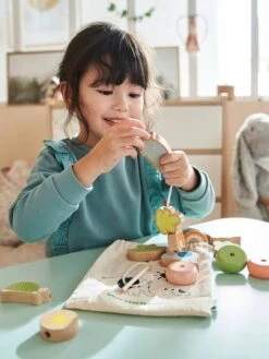 Mes Premières Perles à Enfiler En Bois FSC® Multicolore - Vertbaudet -Mon Petit Monde Soldes mes premieres perles a enfiler en bois fsc 2