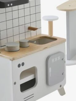 Mobilier De Cuisine Pour Poupée Mannequin En Bois FSC® Blanc - Vertbaudet -Mon Petit Monde Soldes mobilier de cuisine pour poupee mannequin en bois fsc 4