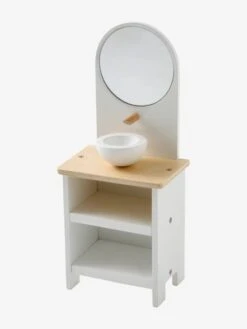 Mobilier De Salle De Bain Pour Poupée Mannequin En Bois FSC® Blanc - Vertbaudet -Mon Petit Monde Soldes mobilier de salle de bain pour poupee mannequin en bois fsc 4