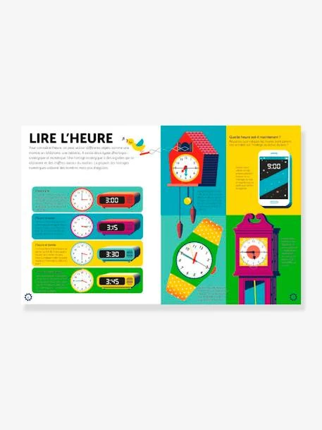 Mon Livre Animé Pour Lire L'heure - TOURBILLON Blanc - Hachette 2 Mon Livre Animé Pour Lire L'heure - TOURBILLON Blanc - Hachette – Image 2