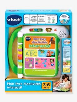 Mon Livre D'Activités - J'écris, Je Joue, J'apprends - VTECH Multicolore - Toutes Les Marques -Mon Petit Monde Soldes mon livre dactivites jecris je joue japprends vtech 2