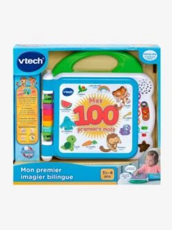 Mon Premier Imagier Bilingue VTECH Blanc - Toutes Les Marques -Mon Petit Monde Soldes mon premier imagier bilingue vtech 2