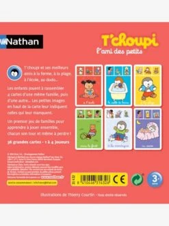 Mon Premier Jeu De Familles T'choupi NATHAN Rouge - Nathan 9 Mon Premier Jeu De Familles T'choupi NATHAN Rouge - Nathan -Mon Petit Monde Soldes mon premier jeu de familles tchoupi nathan 4