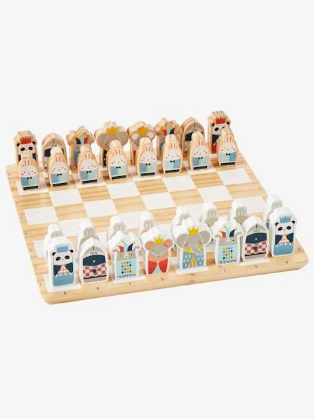 Mon Premier Jeu D'échecs En Bois FSC® Multicolore - Vertbaudet 1 Mon Premier Jeu D'échecs En Bois FSC® Multicolore - Vertbaudet