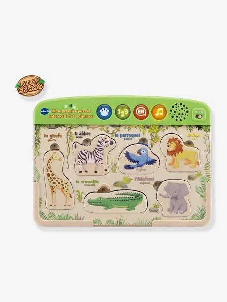 Mon Premier Puzzle Interactif Des Animaux - VTECH Marron - Toutes Les Marques 1 Mon Premier Puzzle Interactif Des Animaux - VTECH Marron - Toutes Les Marques