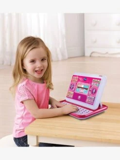 Ordi-tablette Genius XL Color VTECH Rose - Toutes Les Marques -Mon Petit Monde Soldes ordi tablette genius xl color vtech 5