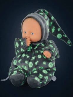 Poupée Babipouce Brille Dans La Nuit COROLLE Gris Fonce Uni Avec Decor - Corolle -Mon Petit Monde Soldes poupee babipouce brille dans la nuit corolle 2