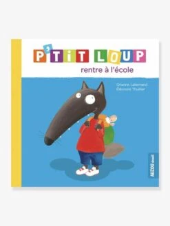 Mon Petit Monde Soldes 37 P’TIT LOUP Rentre à L’école AUZOU Bleu - Auzou