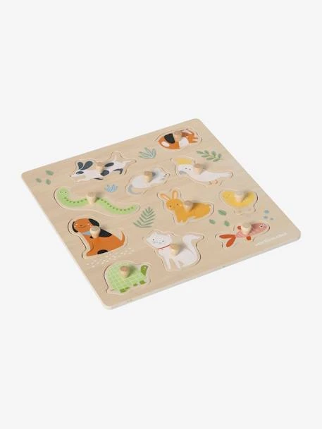 Puzzle Boutons Animaux De Compagnie En Bois FSC® Multicolore - Vertbaudet 3 Puzzle Boutons Animaux De Compagnie En Bois FSC® Multicolore - Vertbaudet – Image 3