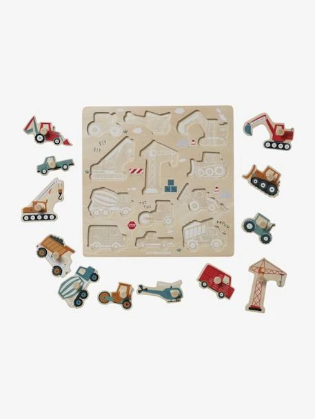 Puzzle Boutons Chantier En Bois FSC® Jaune - Vertbaudet 3 Puzzle Boutons Chantier En Bois FSC® Jaune - Vertbaudet – Image 3