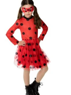 Robe Tutu Ladybug - Taille Unique (5-8 Ans) - Miraculous - RUBIE'S Rouge - Rubie's