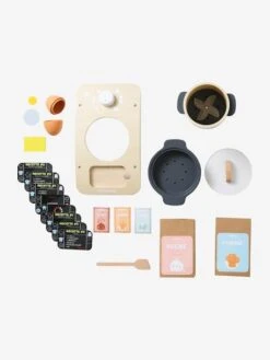 Robot De Cuisine En Bois FSC® Noir - Vertbaudet -Mon Petit Monde Soldes robot de cuisine en bois fsc 3