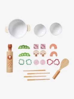 Set Wok De Légumes En Bois FSC® Beige - Vertbaudet -Mon Petit Monde Soldes set wok de legumes en bois fsc 2
