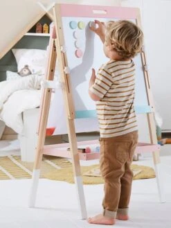 Tableau 4 En 1 En Bois FSC® Vert - Vertbaudet -Mon Petit Monde Soldes tableau 4 en 1 en bois fsc 2