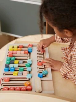 Tablette De Lecture Et D'écriture En Bois FSC® Multicolore - Vertbaudet -Mon Petit Monde Soldes tablette de lecture et decriture en bois fsc 3