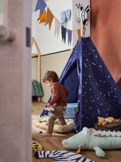 Tipi Avec Détails Phosphorescents Constellation Bleu - Vertbaudet -Mon Petit Monde Soldes tipi avec details phosphorescents constellation 3