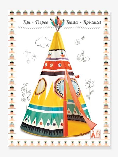 Tipi DJECO Blanc - Djeco 2 Tipi DJECO Blanc - Djeco – Image 2