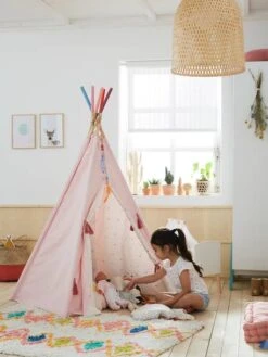 Tipi Réversible Petite Sioux Rose - Vertbaudet 7 Tipi Réversible Petite Sioux Rose - Vertbaudet -Mon Petit Monde Soldes tipi reversible petite sioux 2