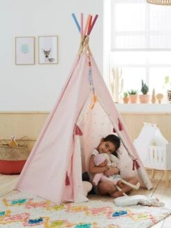 Tipi Réversible Petite Sioux Rose - Vertbaudet 9 Tipi Réversible Petite Sioux Rose - Vertbaudet -Mon Petit Monde Soldes tipi reversible petite sioux 4