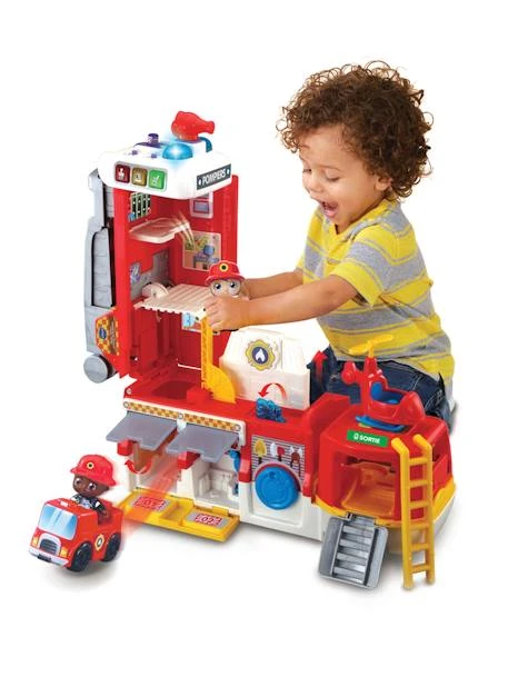 Tut Tut Copains - Super Camion/caserne De Pompiers VTECH Rouge - Toutes Les Marques 1 Tut Tut Copains - Super Camion/caserne De Pompiers VTECH Rouge - Toutes Les Marques